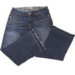 Ariat REAL Women Denim Mid Rise Stretch Boot Cut Jean Size 33x25 Short Inseam
